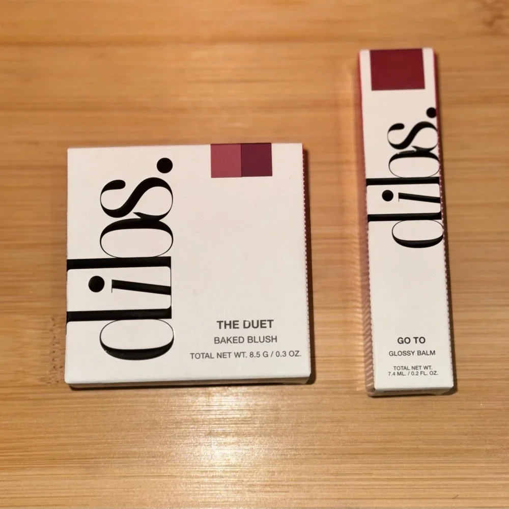 Dibs The Duet Baked Blush and Glossy Balm Set - Rich Pink - Picture 7 of 9